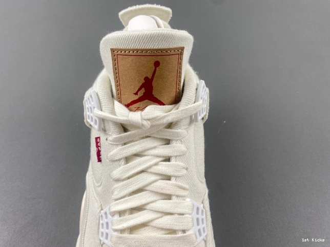 'White' x AO2571-100 Jordan Air 4 Levi's 0602